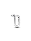 Sterling silver openable link stud earring (Einzel)