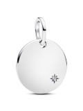 pendant only Engravable Lab-Grown diamond Tag