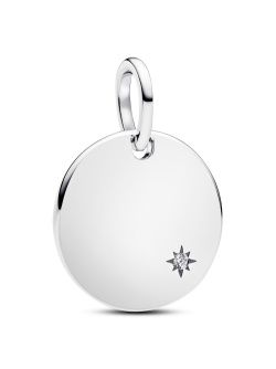 pendant only Engravable Lab-Grown diamond Tag pendant only Engravable Lab-Grown diamond Tag