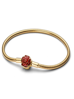 Disney Die Schöne und das Biest Verzauberte Rose Schlangenarmband Disney Die Schöne und das Biest Verzauberte Rose Schlangenarmband