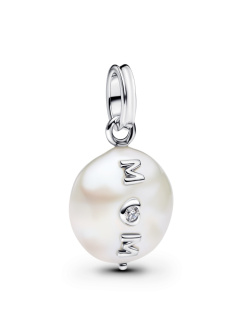 Süsswasserzuchtperle Mum Charm Anhänge Süsswasserzuchtperle Mum Charm Anhänge