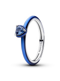 Blue Chakra Heart Ring