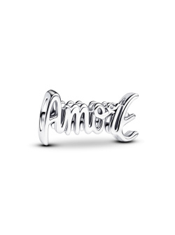Pandora Amore Script Charm Pandora Amore Script Charm
