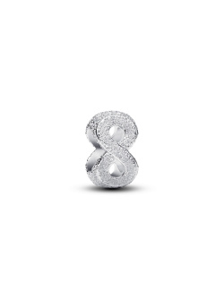 Textured Infinity Symbol Mini Charm Textured Infinity Symbol Mini Charm