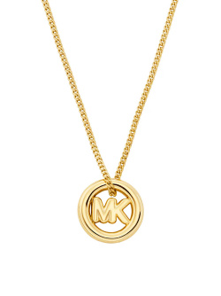 Michael Kors Halskette Kors MK Vergoldet Michael Kors Halskette Kors MK Vergoldet