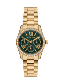 Michael Kors Lexington Lux Day Date Gold/Grün Michael Kors Lexington Lux Day Date Gold/Grün