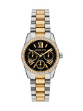 Michael Kors Lexington Lux Day Date Bicolor/Schwarz