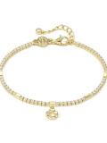 Petit Sparkle Tennis Armband Kleeblatt