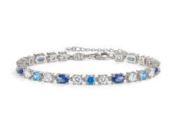 Nomination Armband Mosaica Blau