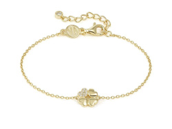 Nomination Petit Sparkle Armband Kleeblatt Vergoldet Nomination Petit Sparkle Armband Kleeblatt Vergoldet