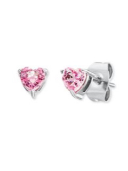 Herzengel Ohrstecker Herz Rosa Herzengel Ohrstecker Herz Rosa