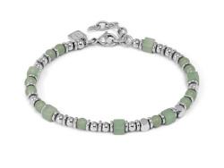 Nomination Instinctstyle Infinity Armband, Aventurin grün, 21 cm
