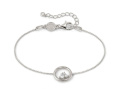 Nomination Dreams Beats Armband, Kreis, CZ weiss, 18 cm