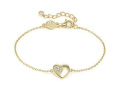 Nomination Petit Sparkle Armband Herz Vergoldet