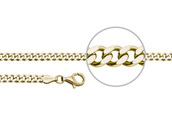 Der Kettenmacher Panzerkette Gold Diamantiert Armband