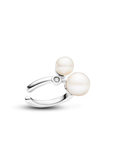 Pandora Ear Cuff Duo Treated Freshwater Cultured Pearls