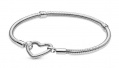 Pandora Armband Moments Snake Chain Herz Verschluss