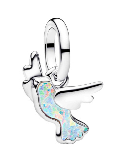 Pandora Charm Dove silber