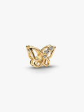 Pandora Mini Gold Zirconia Butterfly
