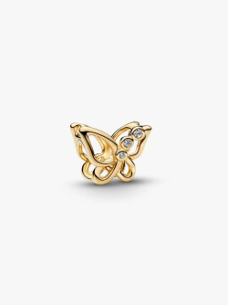 Pandora Mini Gold Zirconia Butterfly Pandora Mini Gold Zirconia Butterfly