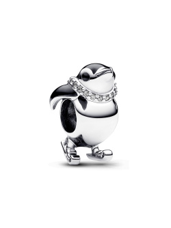 Pandora Charm Ski Pinguin