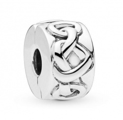 Pandora Clip Knotted Hearts