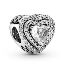 Pandora Charm funkelndes Herz
