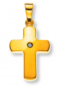 Anhänger Kreuz Gelbgold 18K