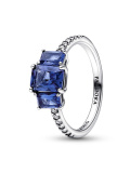 Pandora Ring Blaue Steine