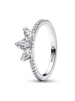 Pandora Ring Sparkling Herbarium Cluster