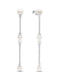 Pandora Ohrstecker Treated Freshwater Cultured Pearl Drop