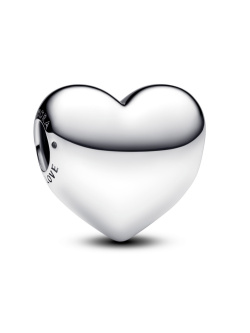 Pandora Moments Gravierbares Herz Charm Maxi