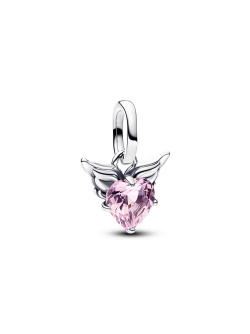 Pandora Winged Heart Mini Dangle Charm Sterling silver Pandora Winged Heart Mini Dangle Charm Sterling silver