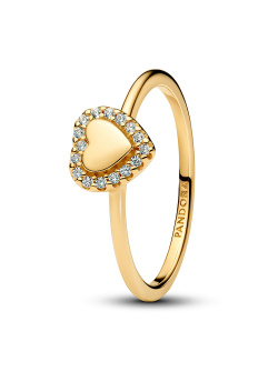 Pandora Gravierbarer Herz Strahlenkranz Ring Pandora Gravierbarer Herz Strahlenkranz Ring