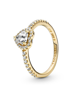 Erhabenes Herz Ring