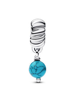 Pandora Turquoise Coloured Dangle Charm Pandora Turquoise Coloured Dangle Charm