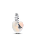 Pandora Sparkling Shooting Star & Heart Dangle Charm