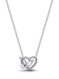 Pandora Entwined Heart & Butterfly Pendant Necklace