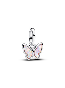 Pink Butterfly Mini Dangle Charm