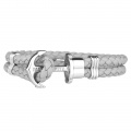 Paul Hewitt Armband Anker in grauem Leder