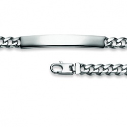 ID-Bracelet Panzer 5.5mm Silber 925