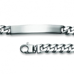 ID-Bracelet Panzer 7.2mm Silber 925