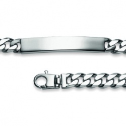 ID-Bracelet Panzer 9.4mm Silber 925