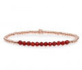 Sparkling Jewels Armband Roter Achat