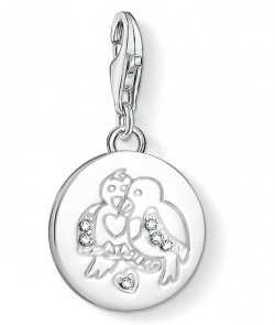 Thomas Sabo Charm Club Turteltäubchen Silber