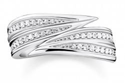 Thomas Sabo Ring Blätter Silber