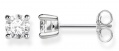 Thomas Sabo Ohrstecker Solitär Weiss