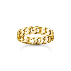 Thomas Sabo Rebel Basics Ring Kettenglieder vergoldet