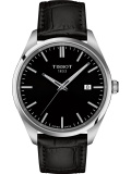 Tissot PR 100 Quarz Leder / Schwarz