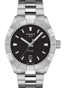 Tissot PR 100 Sport Gent Quarz 40mm Schwarz